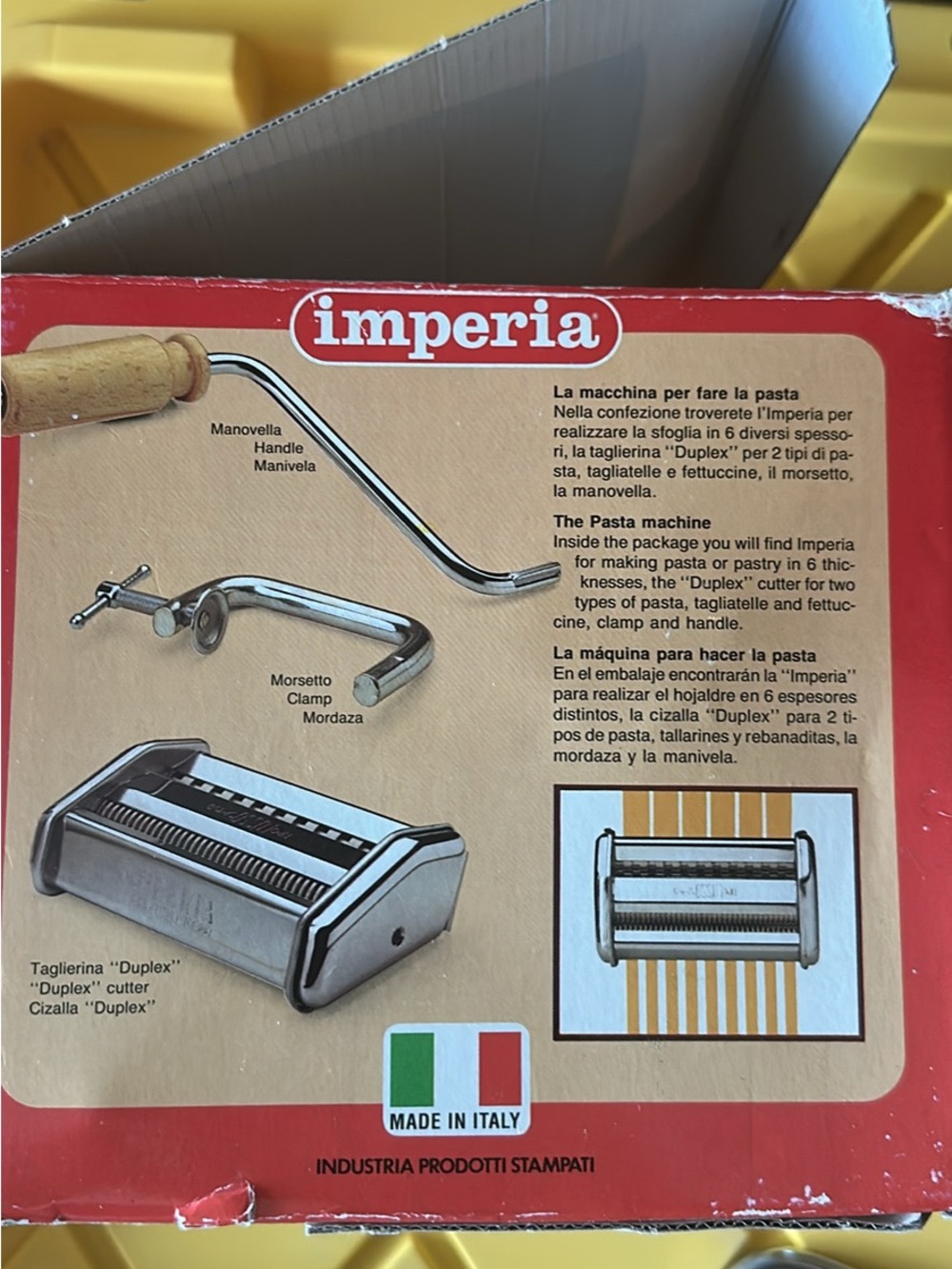 Imperia Pasta Maker Machine - Picture 3 of 3